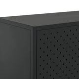 Sideboard Black 75x35x75 cm Steel 335871