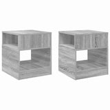 End Table 2 pcs Grey Sonoma 40.5 x 40 x 45 cm Engineered Wood 890923