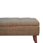 Multi Tweed Buffalo Pipe Bench IN3558