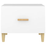 Coffee Tables 2 pcs White 50x50x40 cm Engineered Wood 812709