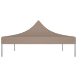 ZNTS Party Tent Roof 4.5x3 m Taupe 270 g/m² 315369