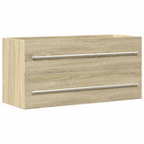 Sink Cabinet Sonoma Oak 100x38.5x48 cm Engineered Wood 856232