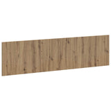 Wall-Mounted Headboard HOORN Artisan Oak Engineered Wood 897374