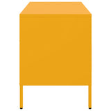 TV Cabinets 2 pcs Mustard Yellow 68x39x50.5 cm Steel 843049