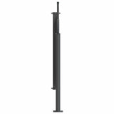 Retractable Side Awning 300 x 100 cm Polyester Rectangular Grey 42035567