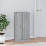 Shoe Cabinet Grey Sonoma 55x35x108 cm Engineered Wood 342669
