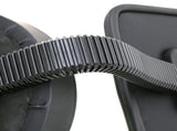 Round Shape Adjustable Salon Stool with Back Black 28184320