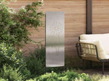 Garden Privacy Screen Silver 32 x 140 cm Stainless steel 876235