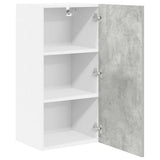 Hanging Cabinet Concrete Grey and White 40 x 31 x 80 cm 884261