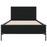Bed Frame without Mattress Black 100x200 cm 845522