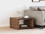 Coffee Table Natural 45 x 45 x 45 cm Solid Mahogany Wood 42011578