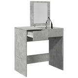 Dressing Table with Mirror Concrete Grey 73x46.5x120 cm 848223