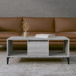 ZNTS Coffee Table Grey Sonoma 90x50x36.5 cm Engineered Wood 821074