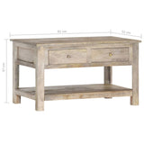 Coffee Table 82x52x47 cm Solid Mango Wood 286383