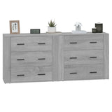 Sideboards 2 pcs Grey Sonoma Engineered Wood 3185413