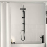 Shower System Black 47 x 20 x 95 cm Stainless Steel 42023405