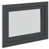 Basement Window RISOR 60 x 100 cm PVC and Glass Anthracite 42047278