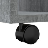 Rolling Cabinet Grey Sonoma 60x35x75 cm Engineered Wood 815967