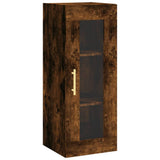 Wall Mounted Cabinet Smoked Oak 34.5x34x90 cm 828905