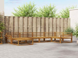 Outdoor Sofa Set 6 pcs Natural Solid Acacia Wood 3367822