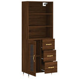 Highboard Brown Oak 69.5x34x180 cm Engineered Wood 3189492