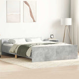 Bed Frame without Mattress Concrete Grey 120x200 cm 3203743
