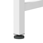 Washing Machine Pedestal with Pull-Out Shelf White 50449