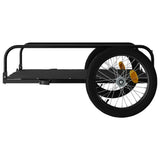 Bike Trailer Black 135x70x37 cm Iron 94203