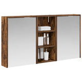 Bathroom Cabinet Set 3 pcs 116 x 16 x 62.5 cm Engineered wood 3403812