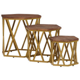 Coffee Tables Brown 55 x 55 x 50 cm Solid Mango Wood 4104646