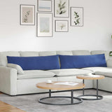Sofa Pillows 2 pcs Police Blue 145 x 40 cm Corduroy Fabric 42013853