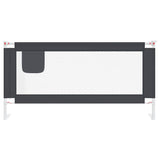 Toddler Safety Bed Rail Dark Grey 180x25 cm Fabric 10231