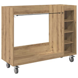 Golf Cabinet with Wheel Plain Artisan Oak 120 x 45 x 98 cm 899478