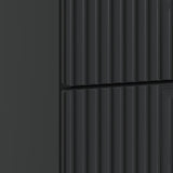 Bedside Cabinet Black 43 x 34.5 x 47.5 cm Engineered Wood 894757