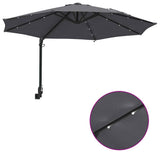 Garden Parasol Manual Anthracite 248 x 248 x 148 cm 42003245