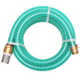 142885 Suction Hose with Brass Connectors 7 m 25 mm Green