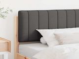Upholstered Headboard with Headboard Brown and Dark Grey 100 cm 880194