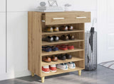 Shoe Cabinet Artisian Oak 60 x 35 x 105 cm Engineered Wood 8004211