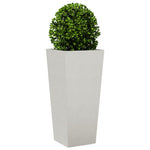 ZNTS Garden Planter 35x35x75 cm Stainless Steel 851088