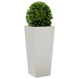 Garden Planters 35x35x75 cm 2 pcs Stainless Steel 851089