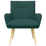 Armchair Dark Green Fabric 42047703