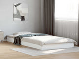 Floor Bed Frame White 80 x 200 cm Engineered Wood 8009075