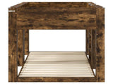 Bunk Bed for Kids Smoked Oak 90 x 190 cm Engineered Wood 3410399
