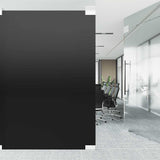 Window Films 3 pcs Static Frosted Black PVC 3208957