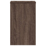 ZNTS Plant Stands 2 pcs Brown Oak 30x30x50 cm Engineered wood 852921