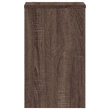ZNTS Plant Stands 2 pcs Brown Oak 30x30x50 cm Engineered wood 852921
