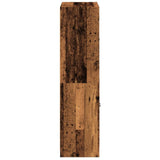 Highboard with Doors Old Wood 68x37x142 cm Engineered Wood 3318722
