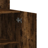 Kitchen Cabinet Smoked Oak 60x50x180 cm Engineered Wood 3276641