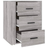 Bedside Cabinet Grey Sonoma 50x36x60 cm Engineered Wood 816718