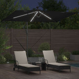 Umbrella Black 294 x 200 x 270 cm Polyester and Aluminium 42003395